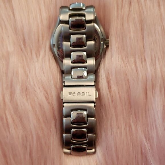 NWOB Men's Fossil watch, Smokey Grey/Silver Face. FS-2903 - Picture 3 of 7